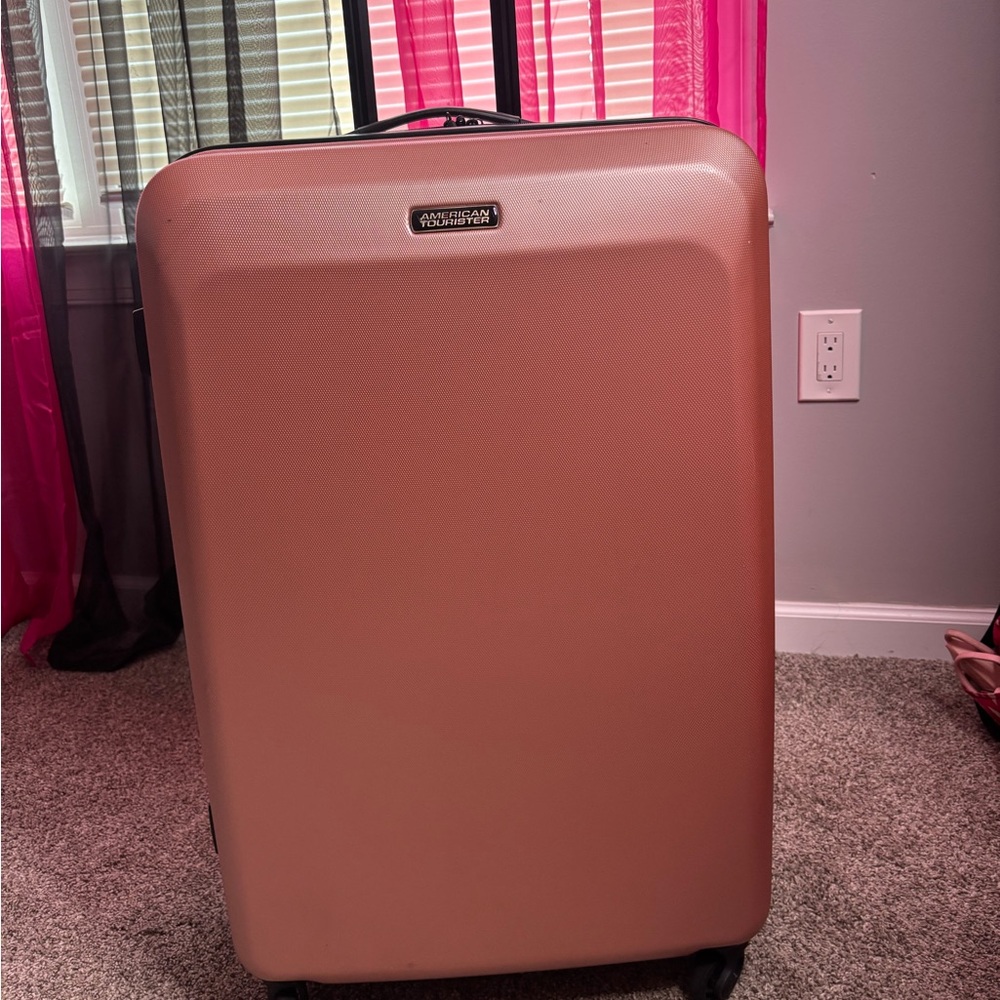 American Tourister Rose Gold Suitcase